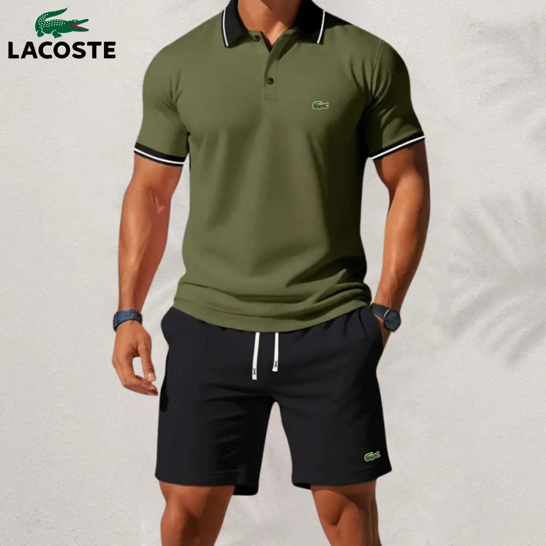 Set van poloshirt en korte broek