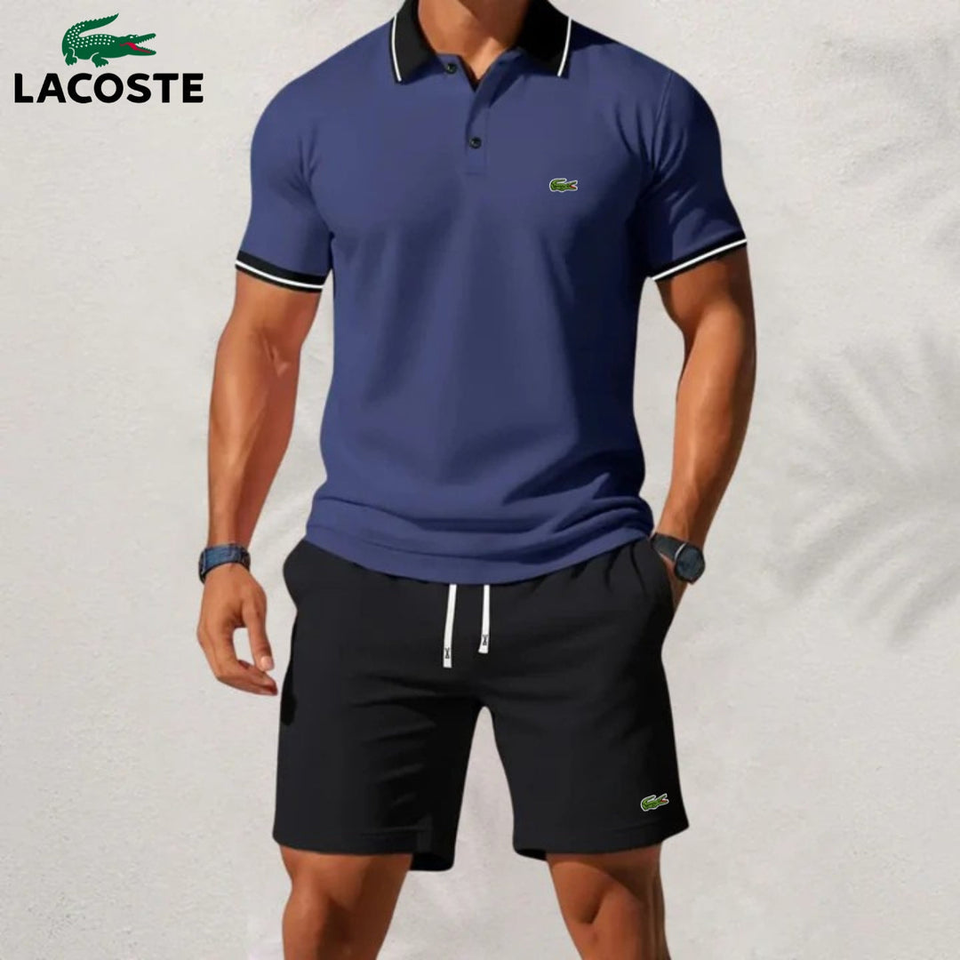 Set van poloshirt en korte broek