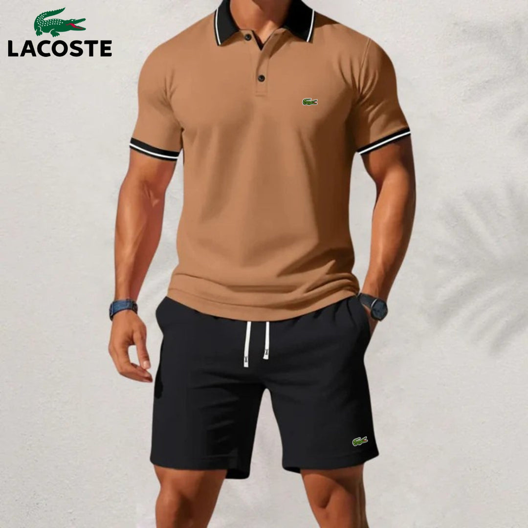 Set van poloshirt en korte broek